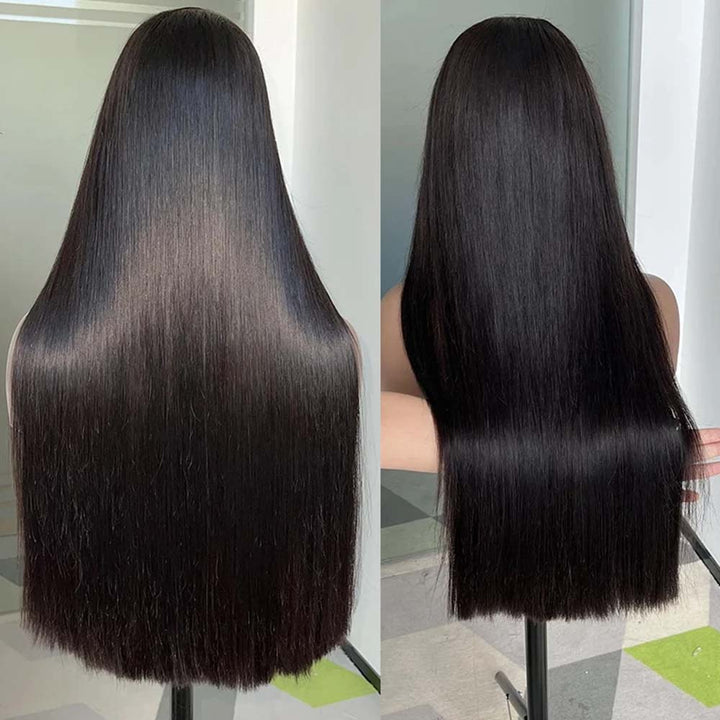 Fas Hair Raw Vietnamese Super Double Drawn Human Hair Wig Bone Straight 13x4 HD Lace Frontal Glueless Wigs 250 Density
