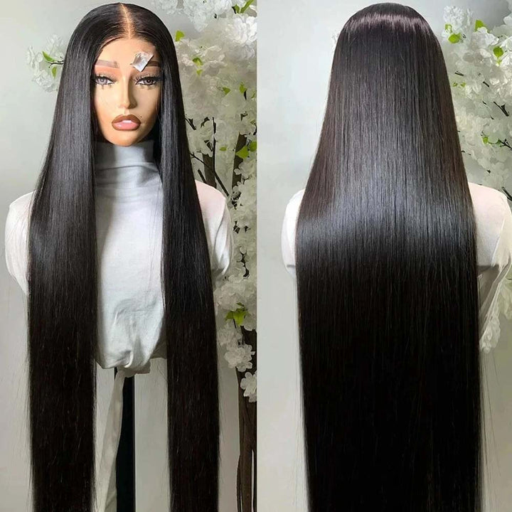 Fas Hair SDD Bone Straight Human Hair Wigs 4x4 HD Closure Wig Vietnamese Raw Hair Pre Plucked Glueless For Dark Skin Women 250% Density