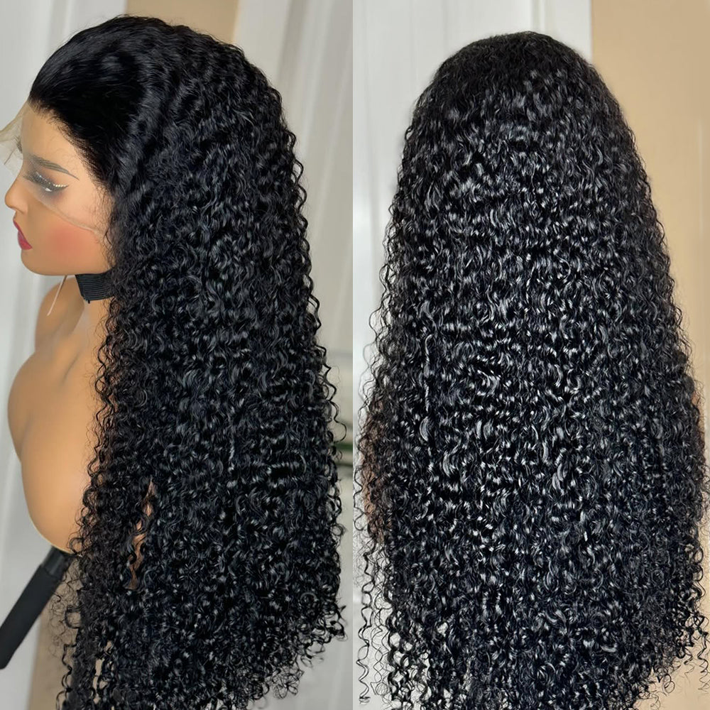 Fas Hair Effortless Pixie Curly Human Hair Wig Luxurious Natural Looking Virgin Curly Hair HD Lace Front Glueless Wig Pre Plucked For Black Women