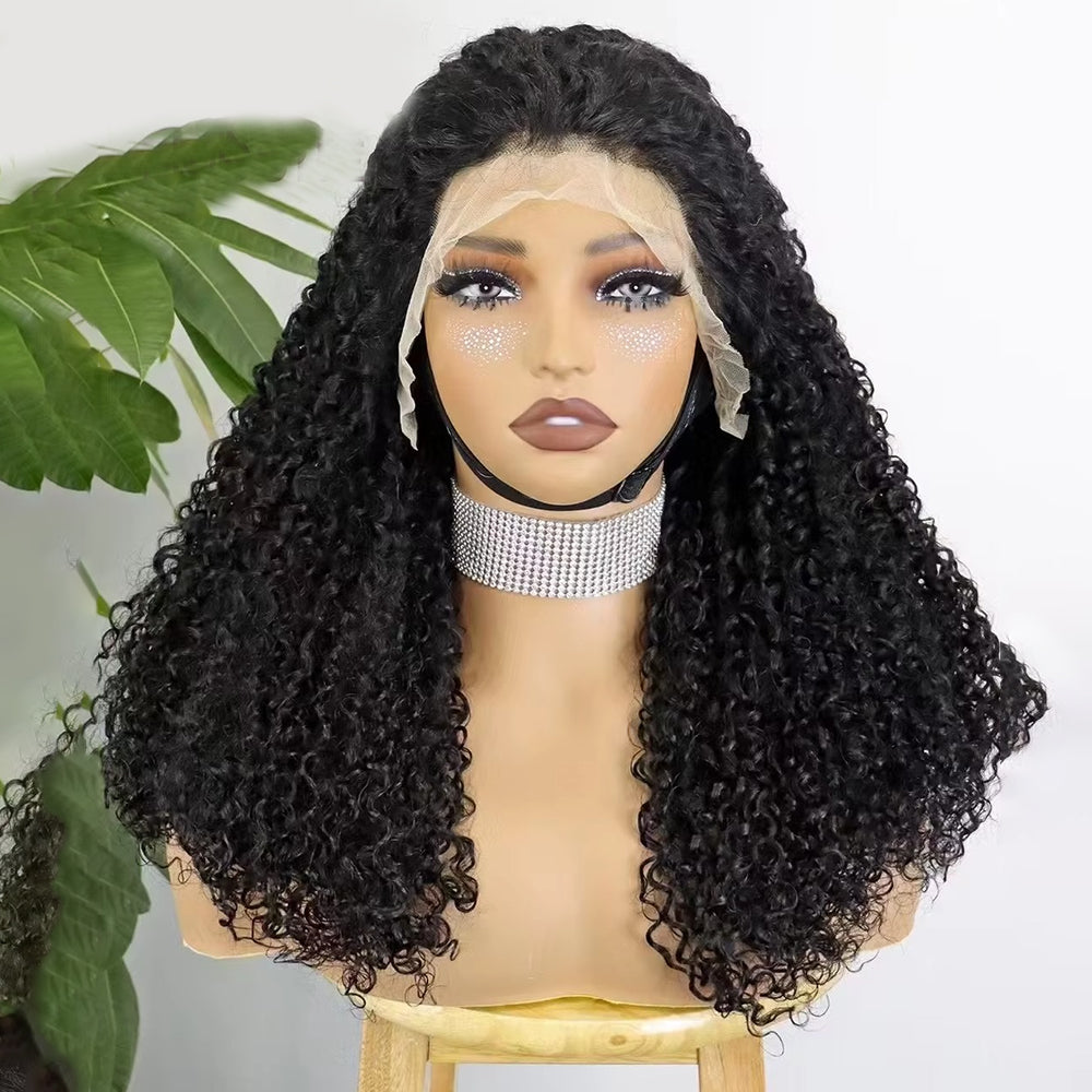 Fas Hair Effortless Pixie Curly Human Hair Wig Luxurious Natural Looking Virgin Curly Hair HD Lace Front Glueless Wig Pre Plucked For Black Women