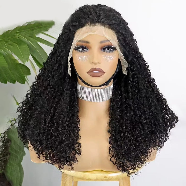 Fas Hair Effortless Pixie Curly Human Hair Wig Luxurious Natural Looking Virgin Curly Hair HD Lace Front Glueless Wig Pre Plucked For Black Women