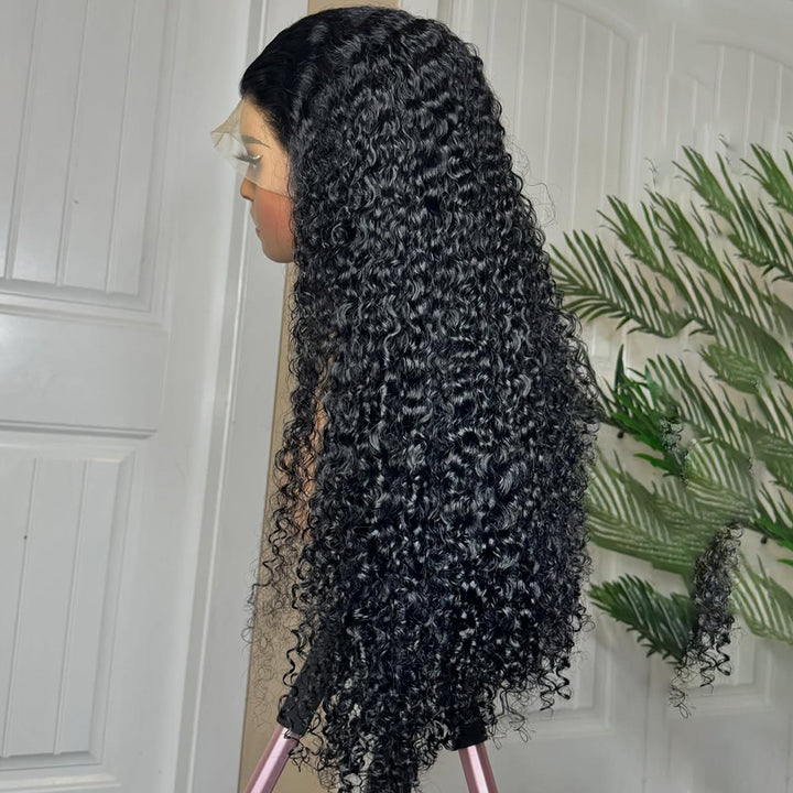 Fas Hair Effortless Pixie Curly Human Hair Wig Luxurious Natural Looking Virgin Curly Hair HD Lace Front Glueless Wig Pre Plucked For Black Women