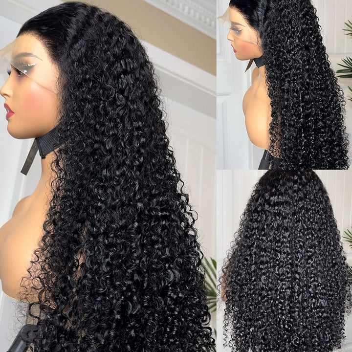 Fas Hair Effortless Pixie Curly Human Hair Wig Luxurious Natural Looking Virgin Curly Hair HD Lace Front Glueless Wig Pre Plucked For Black Women