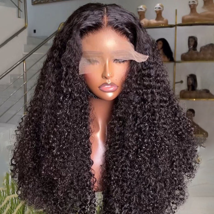 Fas Hair Effortless Pixie Curly Human Hair Wig Luxurious Natural Looking Virgin Curly Hair HD Lace Front Glueless Wig Pre Plucked For Black Women