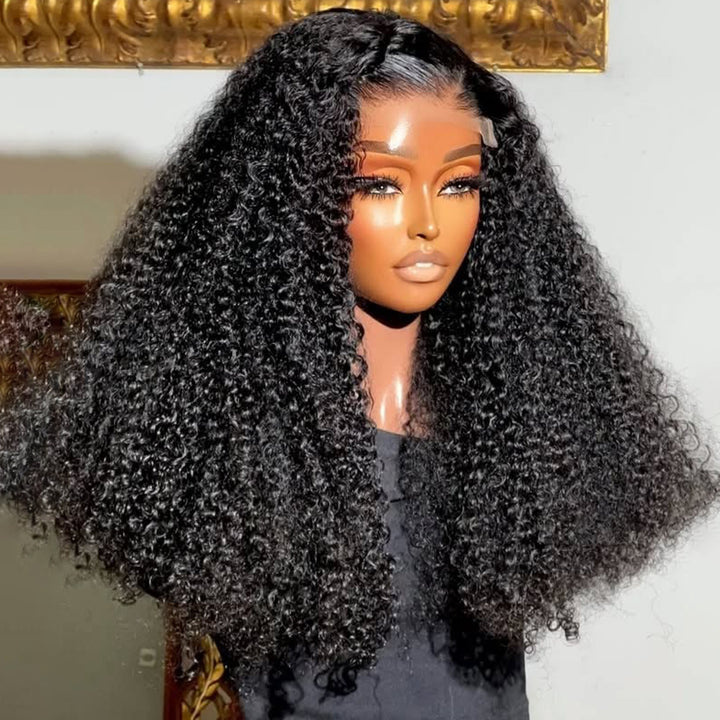 Fas Hair Effortless Pixie Curly Human Hair Wig Luxurious Natural Looking Virgin Curly Hair HD Lace Front Glueless Wig Pre Plucked For Black Women